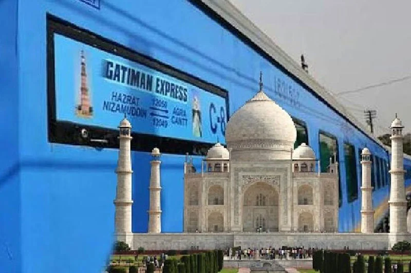 Taj Mahal Tour By Gatimaan Train